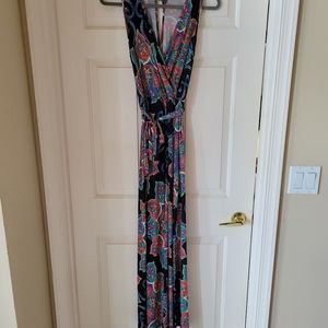 Stunning Multicolored Medallion Maxi Dress